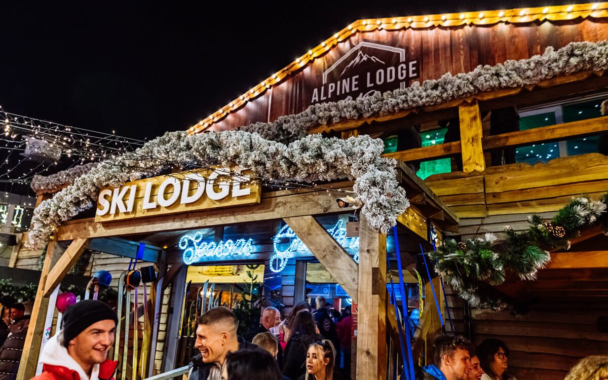 The Ski Lodge in Bournemouth Christmas Market